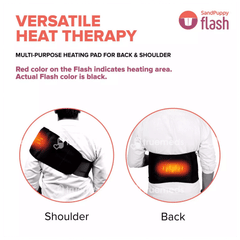 Sandpuppy Flash Xl Multi Purpose Electric Heating Pad For Back And Shoulder Pain Relief 1