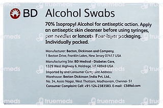 Bd Alcohol Swabs 100