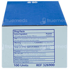 Bd Alcohol Swabs 100