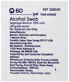 Bd Alcohol Swabs 100