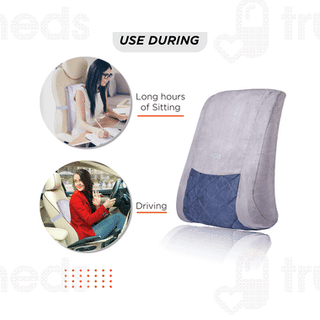 Vissco 0121 Smart Orthopaedic Back Rest Universal Grey 1