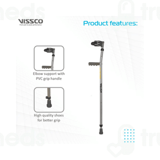 Vissco 0904ba Astra Plus Elbow Crutch Universal 1