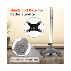 Vissco 0904q Astra Max Elbow Quadripod Base Crutch Universal 1