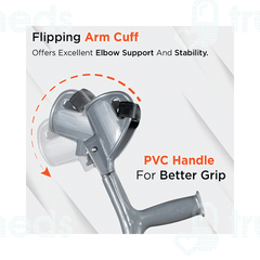 Vissco 0904q Astra Max Elbow Quadripod Base Crutch Universal 1