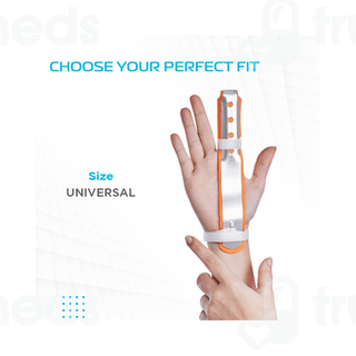 Vissco Core 0631 Finger Splint Long Universal Orange 1