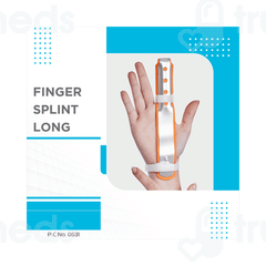 Vissco Core 0631 Finger Splint Long Universal Orange 1