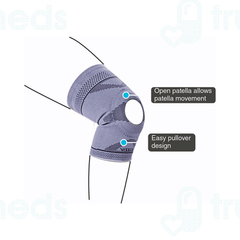 Vissco Core 0714 Knee Cap With Open Patella Medium Grey 1