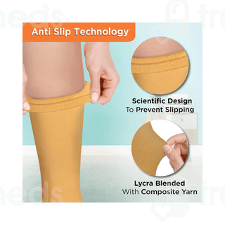 Vissco Core 0716 Medical Compression Stockings Large Below Knee Pair 1