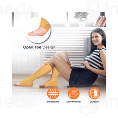 Vissco Core 0716 Medical Compression Stockings Large Below Knee Pair 1