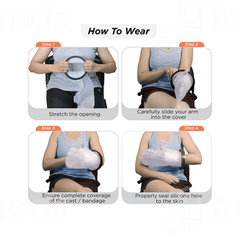 Vissco Core Cast Cover Arm Upto Wrist Universal Grey 1 Vissco Core Cast Cover Arm Upto Wrist Universal Grey 1