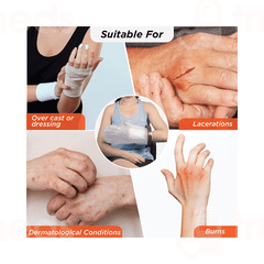 Vissco Core Cast Cover Arm Upto Wrist Universal Grey 1 Vissco Core Cast Cover Arm Upto Wrist Universal Grey 1
