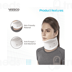 Vissco Core Pc 0310 Firm Cervical Collar With Chin Support Medium 1