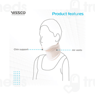 Vissco Core Pc 0310 Firm Cervical Collar With Chin Support Small 1