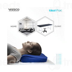 Vissco Liv Cervical Pillow Universal Blue 1