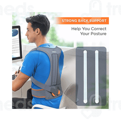 Vissco Posture Aid 0807 Grey Xxl 1