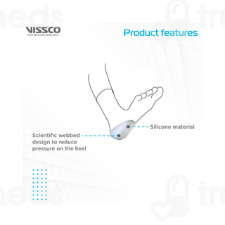 Vissco Silicone Heel Cushion 0710 Universal 1