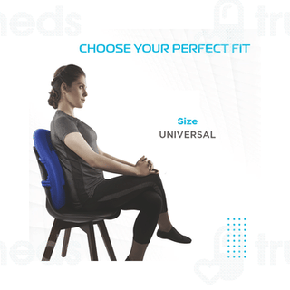 Vissco 0107 Orthopaedic Backrest Small Blue 1