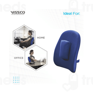 Vissco 0107 Orthopaedic Backrest Small Blue 1