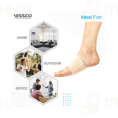 Vissco 0722 Silicone Metatarsal Cushioned Support Universal 1