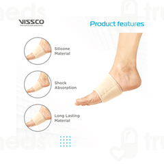 Vissco 0722 Silicone Metatarsal Cushioned Support Universal 1