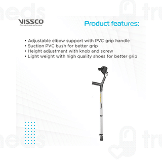 Vissco 0904ac Champ Max Elbow Crutch Universal 1