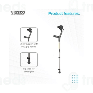 Vissco 0904ac Champ Max Elbow Crutch Universal 1
