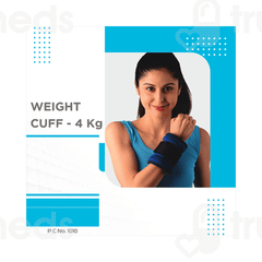 Vissco 2 Kg Wrist Weight Cuff Universal Blue 1