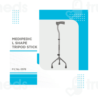 Vissco 978 Medipedic Tripod L Shape Stick Universal 1