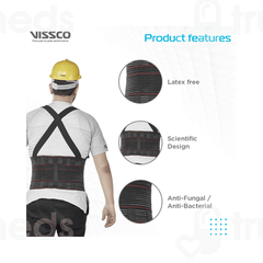 Vissco Core 0114 Industrial Back Support Xxl Black 1