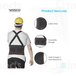 Vissco Core 0114 Industrial Back Support Xxl Black 1