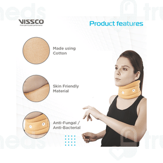 Vissco Core 0301b Cervical Collar Without Chin Support Large 1