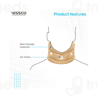 Vissco Core 0301b Cervical Collar Without Chin Support Medium 1