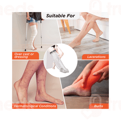 Vissco Core Cast Cover Leg From Ankle Upto Thigh Universal Grey 1