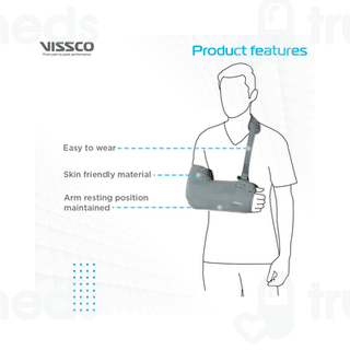 Vissco Tropical Arm Sling 0820 Black Medium 1