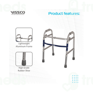 Vissco 3901 Champ Folding Walker Child Universal Grey 1