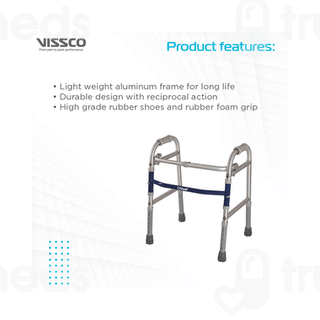 Vissco 3901 Champ Folding Walker Child Universal Grey 1