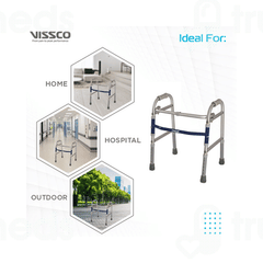 Vissco 3901 Champ Folding Walker Child Universal Grey 1