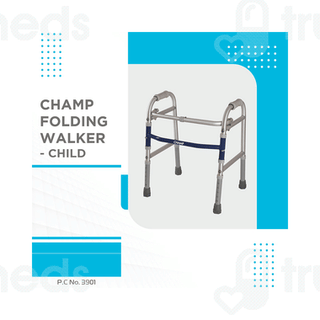 Vissco 3901 Champ Folding Walker Child Universal Grey 1