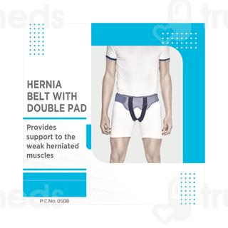 Vissco Core 0508 Hernia Belt With Double Pad Large 1