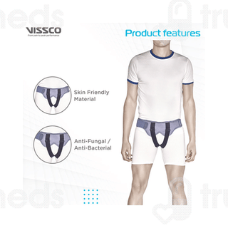 Vissco Core 0508 Hernia Belt With Double Pad Xxl 1