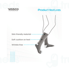 Vissco Core 0750 Diabetic Socks Grey Universal Pair 1
