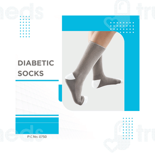 Vissco Core 0750 Diabetic Socks Grey Universal Pair 1