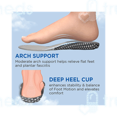 Vissco Core 0751 Superfly Insole Large Grey 1