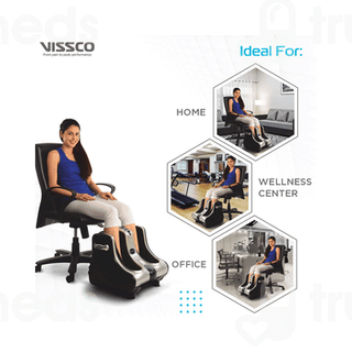 Vissco Vsmp003 Venante Foot And Calf Massager Relaxer Universal Black 1