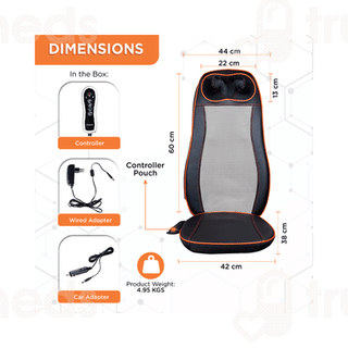 Vissco Vsmp002 Venante Back And Neck Massager Relaxer Universal Black 1