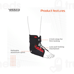 Vissco Pro 2720 Rigid Ankle Brace Large 1