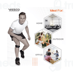 Vissco Pro 2711 Patellar Strap Universal Black 1 Vissco Pro 2711 Patellar Strap Universal Black 1