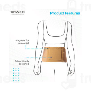 Vissco Magnetic Back Support 0104 Xl 1