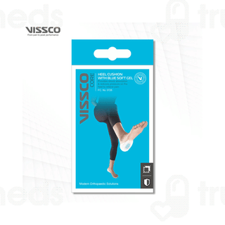 Vissco Core Heel Cushion With Blue Soft Gel 0726 Universal Blue 1