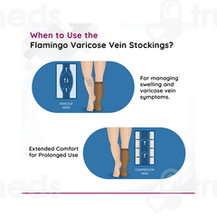 Flamingo Varicose Vein Stockings Large Pair 1